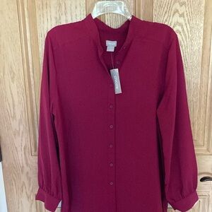 Chico’s size 2 wine colored blouse
